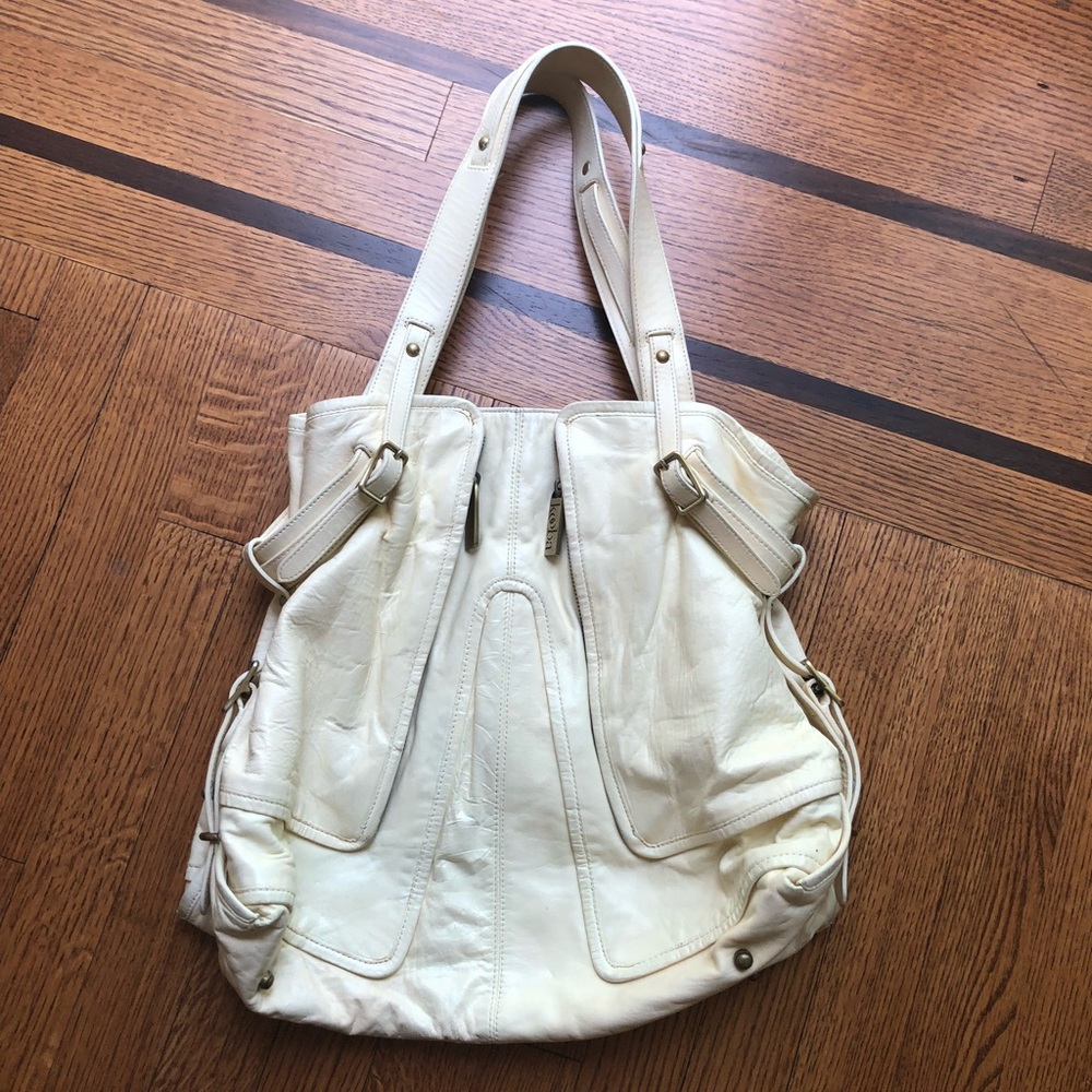 Kooba Cream Shoulder Bag